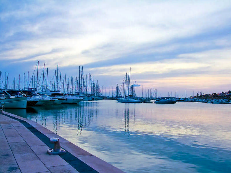 Il porto turistico di Marina di Ragusa